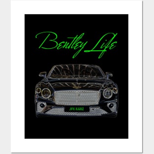 Bentley Life Continental GT V8 Front End Posters and Art